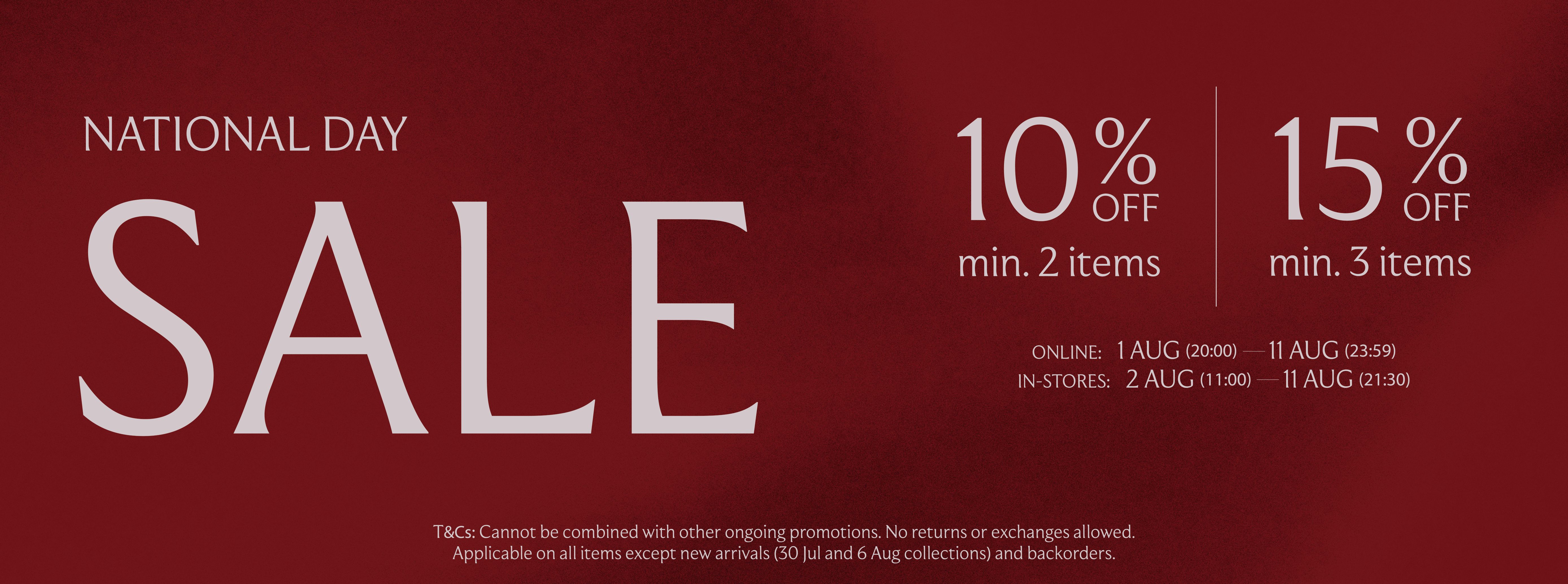 NATIONAL DAY SALE