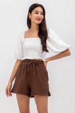 FAYA COTTON ELASTIC SHORTS