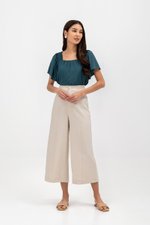 GRACIELA SQUARENECK ELASTIC STRAP TOP