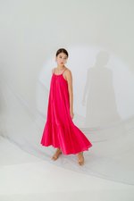 INIYA FLOUNCE HEM MAXI DRESS W SASH