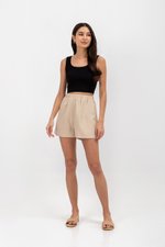 GENVERA ELASTIC WAISTBAND TENCEL SHORTS