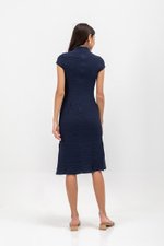 TOSCA TEXTURED SHEATH MIDI CHEONGSAM