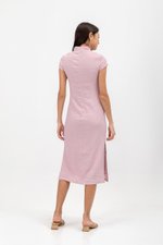 TOSCA TEXTURED SHEATH MIDI CHEONGSAM