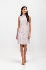 YOKO FLORAL JACQUARD CHEONGSAM