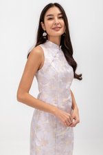 YOKO FLORAL JACQUARD CHEONGSAM