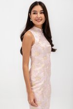 YOKO FLORAL JACQUARD CHEONGSAM