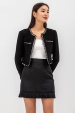 ARCADIA CROPPED TWEED JACKET