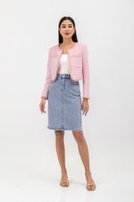 ARCADIA CROPPED TWEED JACKET