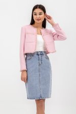 ARCADIA CROPPED TWEED JACKET