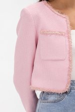 ARCADIA CROPPED TWEED JACKET