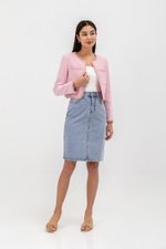 ARCADIA CROPPED TWEED JACKET