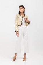 ARCADIA CROPPED TWEED JACKET