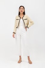 ARCADIA CROPPED TWEED JACKET