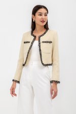 ARCADIA CROPPED TWEED JACKET