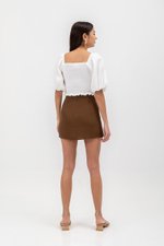 CERANE RUCHED FOLDOVER SKORTS