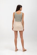 CERANE RUCHED FOLDOVER SKORTS