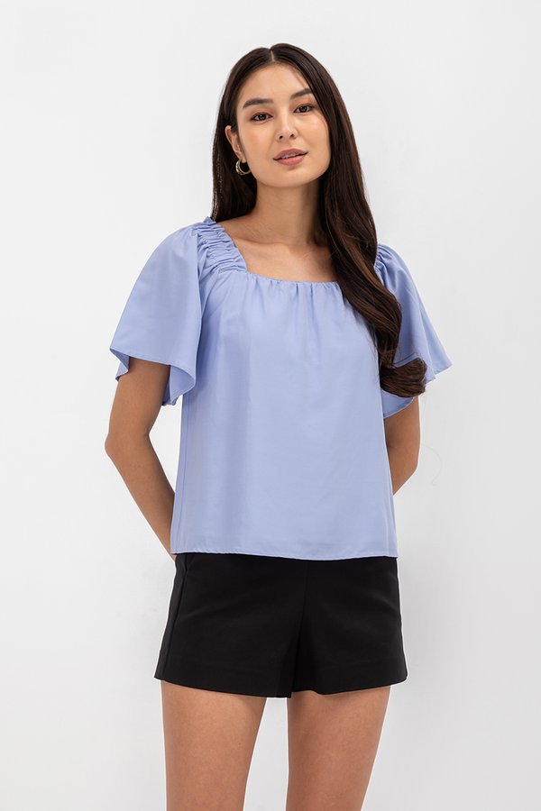 GRACIELA SQUARENECK ELASTIC STRAP TOP GRACIELA SQUARENECK ELASTIC STRAP TOP