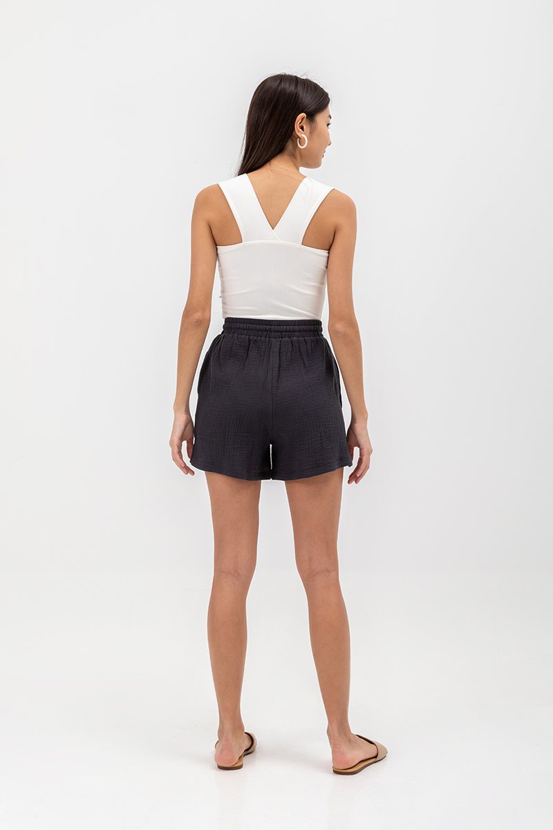 FAYA COTTON ELASTIC SHORTS
