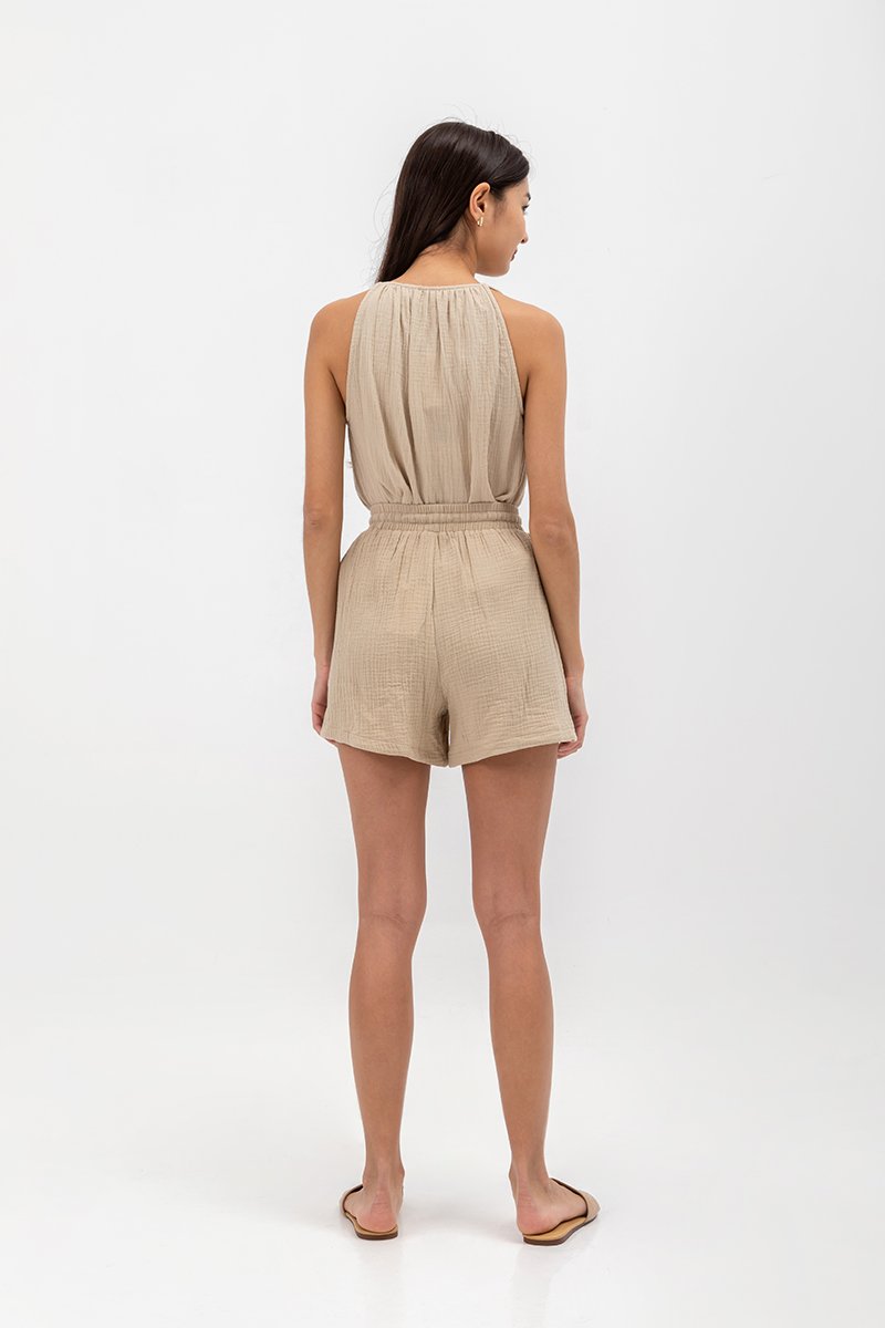 FAYA COTTON ELASTIC SHORTS
