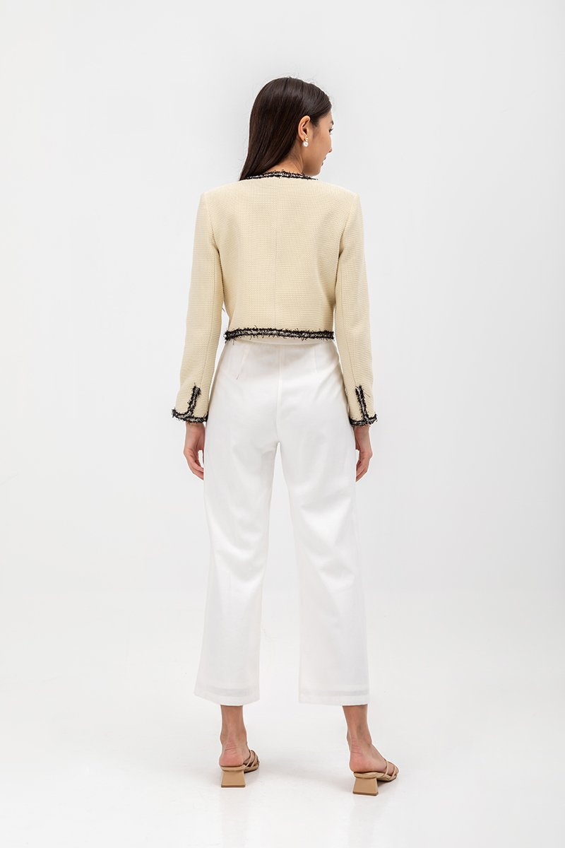 ARCADIA CROPPED TWEED JACKET