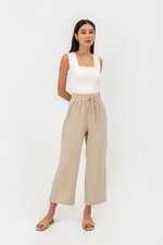 JACE DRAWSTRING WAIST COTTON PANTS JACE DRAWSTRING WAIST COTTON PANTS