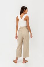 JACE DRAWSTRING WAIST COTTON PANTS JACE DRAWSTRING WAIST COTTON PANTS