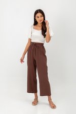 JACE DRAWSTRING WAIST COTTON PANTS JACE DRAWSTRING WAIST COTTON PANTS