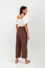 JACE DRAWSTRING WAIST COTTON PANTS JACE DRAWSTRING WAIST COTTON PANTS