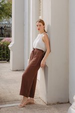 JACE DRAWSTRING WAIST COTTON PANTS JACE DRAWSTRING WAIST COTTON PANTS