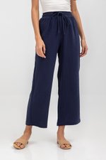 JACE DRAWSTRING WAIST COTTON PANTS JACE DRAWSTRING WAIST COTTON PANTS