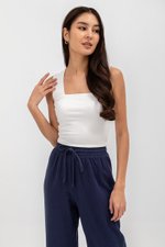 JACE DRAWSTRING WAIST COTTON PANTS JACE DRAWSTRING WAIST COTTON PANTS