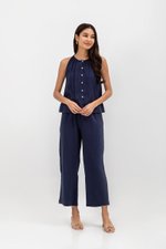 JACE DRAWSTRING WAIST COTTON PANTS JACE DRAWSTRING WAIST COTTON PANTS