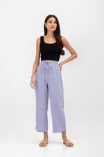 JACE DRAWSTRING WAIST COTTON PANTS JACE DRAWSTRING WAIST COTTON PANTS