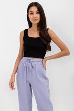 JACE DRAWSTRING WAIST COTTON PANTS JACE DRAWSTRING WAIST COTTON PANTS