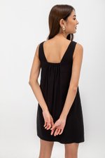 HARRISON VNECK ELASTIC BACK MINI DRESS