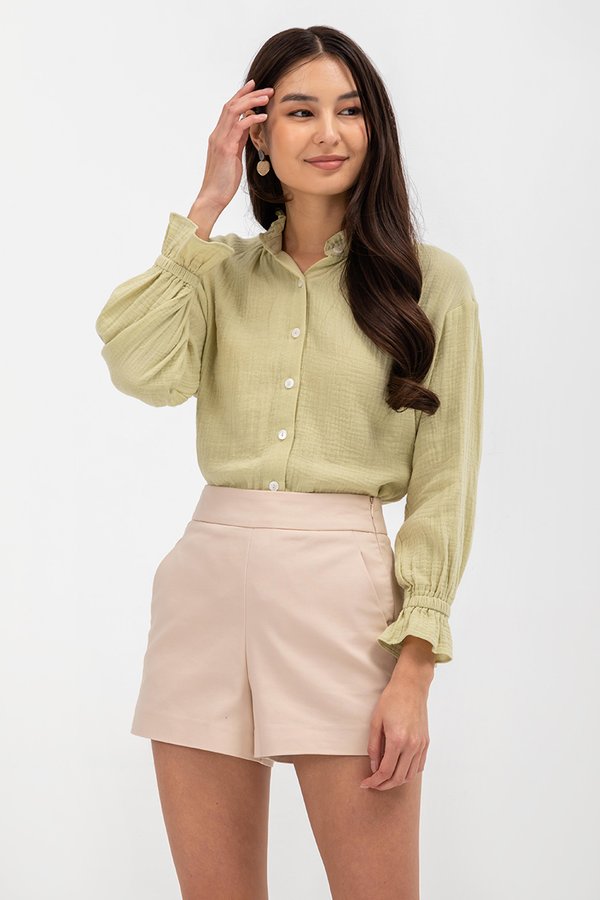 ALICE BUTTONDOWN POET SHIRT