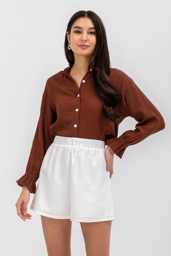 ALICE BUTTONDOWN POET SHIRT