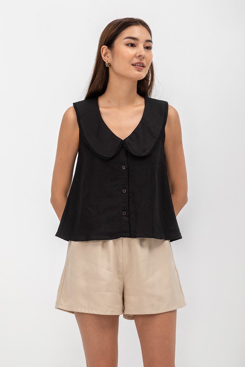 LOTTIE PETERPAN COLLAR TOP