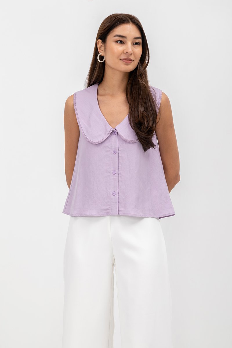 LOTTIE PETERPAN COLLAR TOP