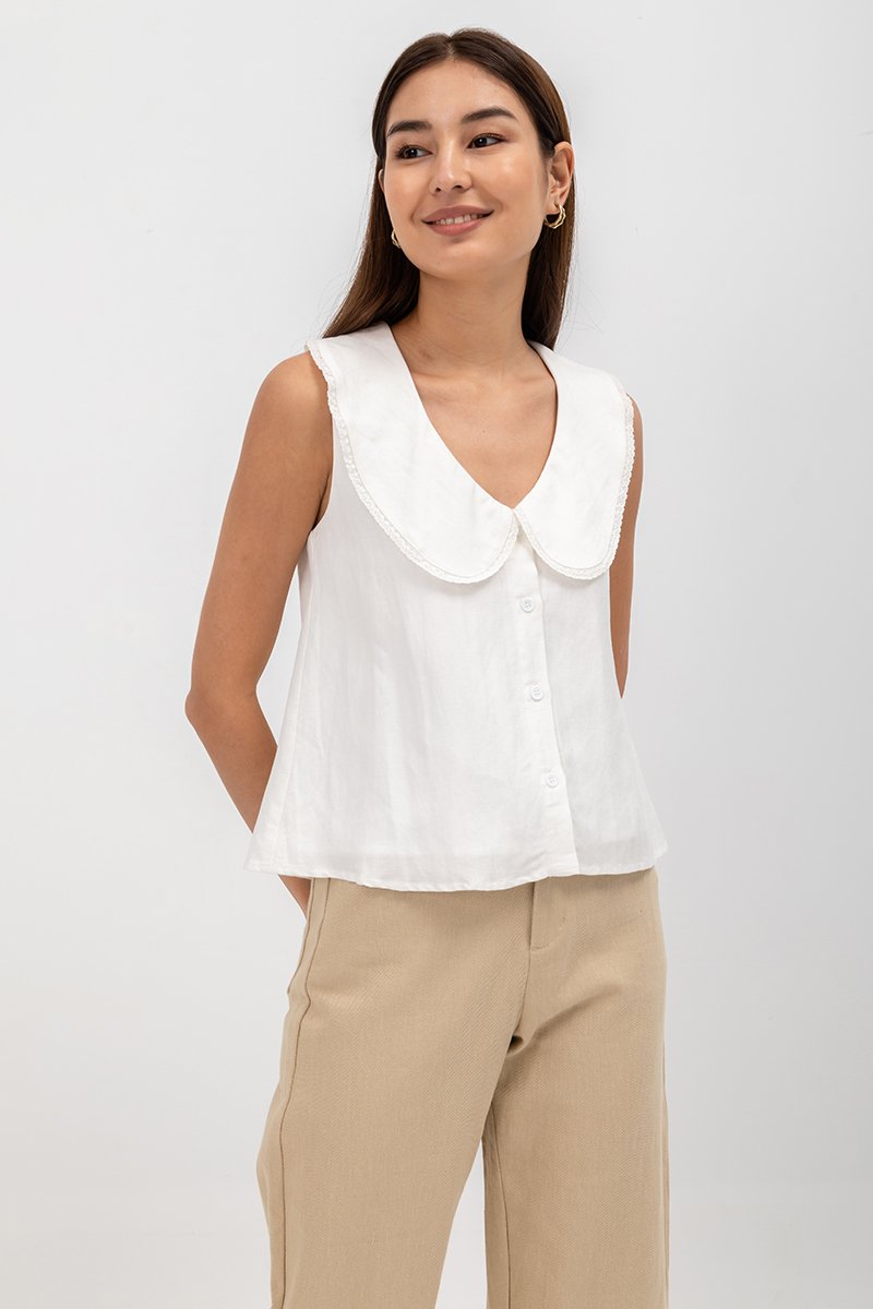LOTTIE PETERPAN COLLAR TOP