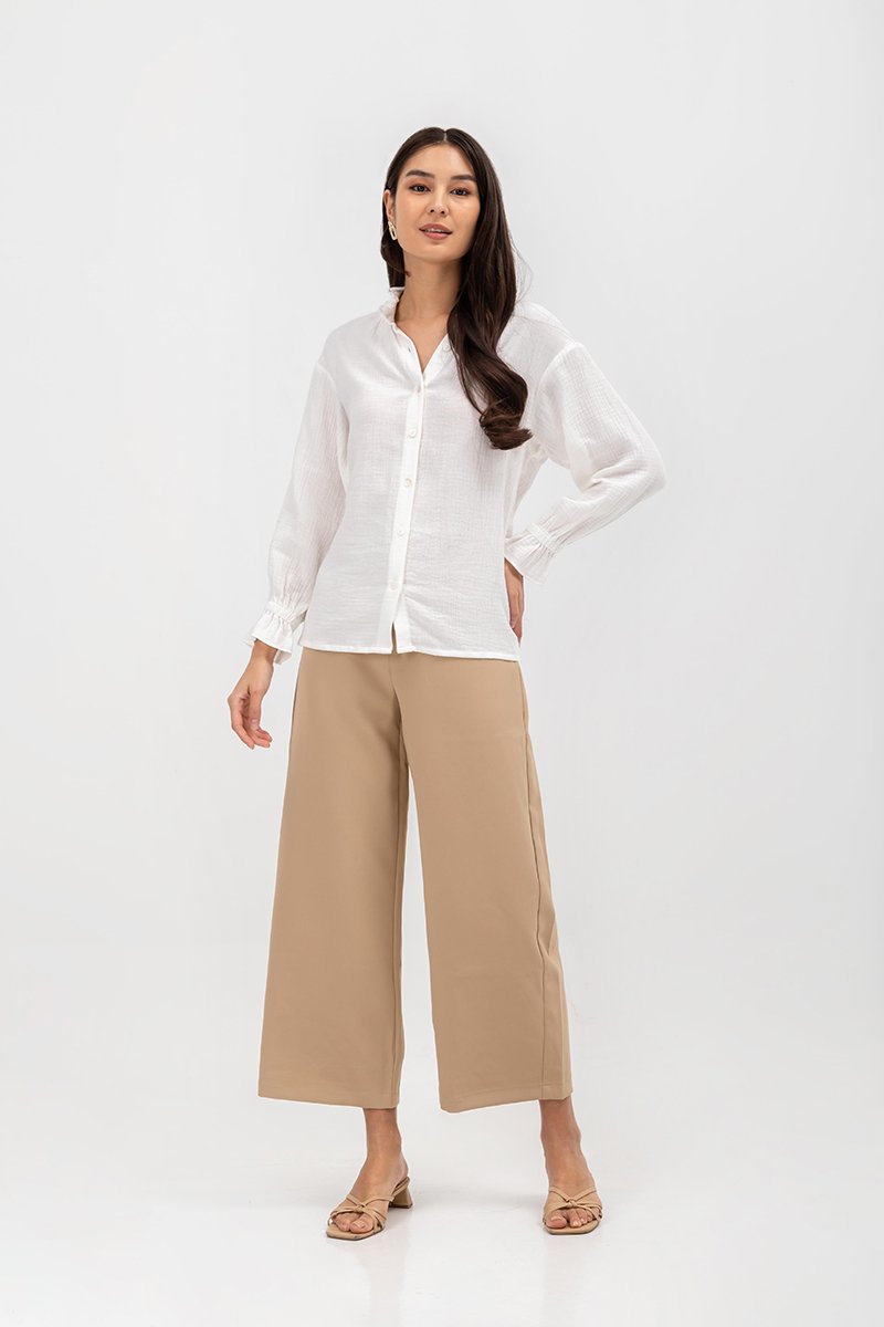 ALICE BUTTONDOWN POET SHIRT
