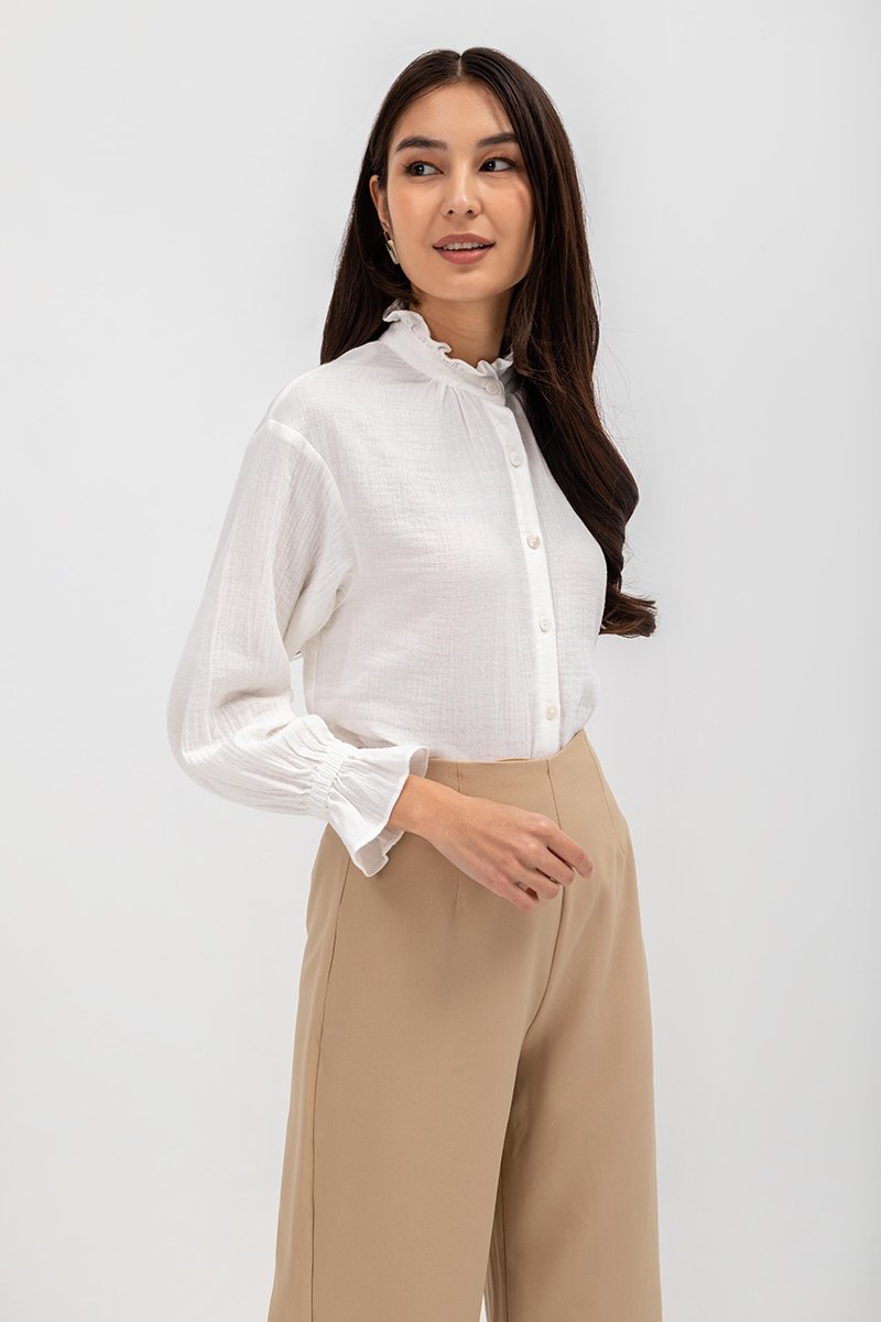 ALICE BUTTONDOWN POET SHIRT