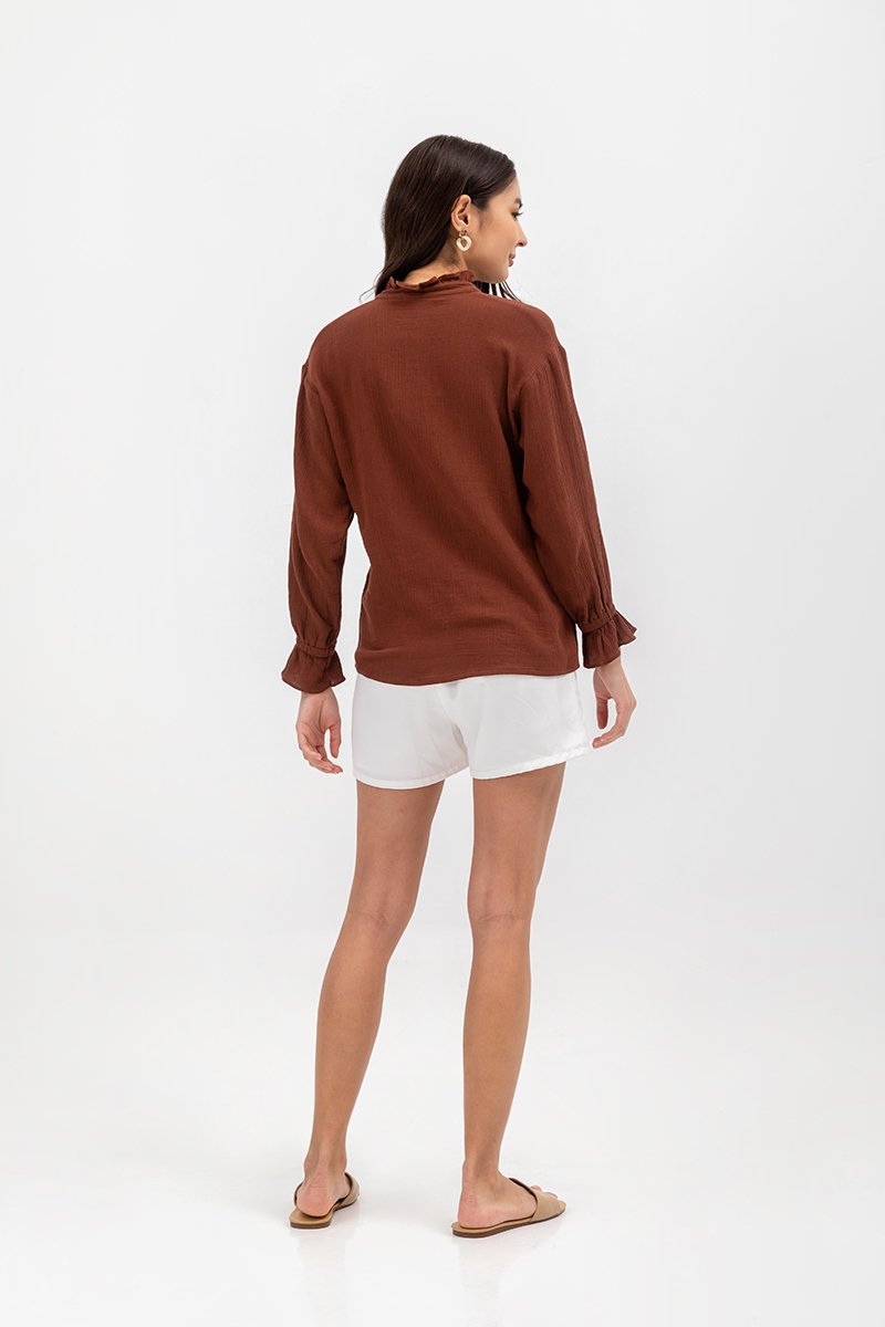 ALICE BUTTONDOWN POET SHIRT