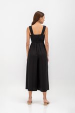 TYRA TENCEL ELASTIC WAISTBAND JUMPSUIT  TYRA TENCEL ELASTIC WAISTBAND JUMPSUIT