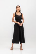TYRA TENCEL ELASTIC WAISTBAND JUMPSUIT  TYRA TENCEL ELASTIC WAISTBAND JUMPSUIT