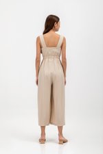 TYRA TENCEL ELASTIC WAISTBAND JUMPSUIT  TYRA TENCEL ELASTIC WAISTBAND JUMPSUIT