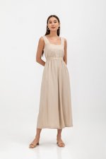 TYRA TENCEL ELASTIC WAISTBAND JUMPSUIT  TYRA TENCEL ELASTIC WAISTBAND JUMPSUIT