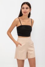 KYLIE LINEN CROPPED CAMISOLE