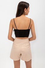 KYLIE LINEN CROPPED CAMISOLE