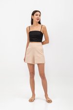 KYLIE LINEN CROPPED CAMISOLE